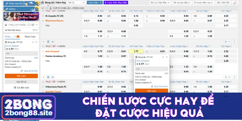 Chiến lược cực hay để đặt cược hiệu quả