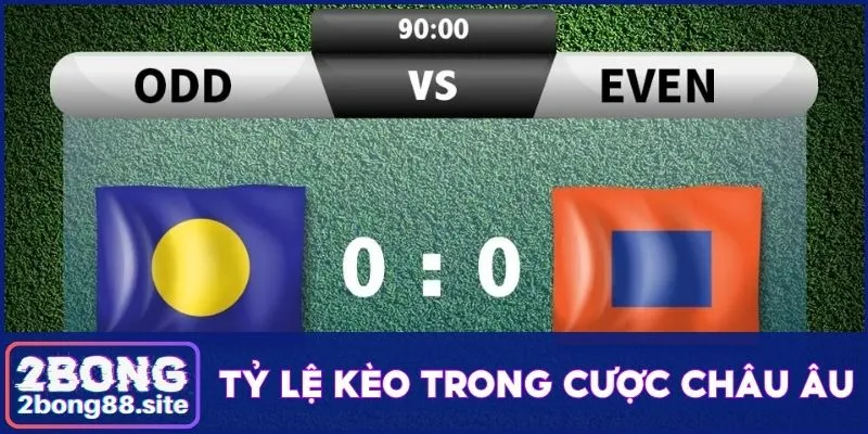 Odds trong các lựa chọn đầu tư kèo châu Âu